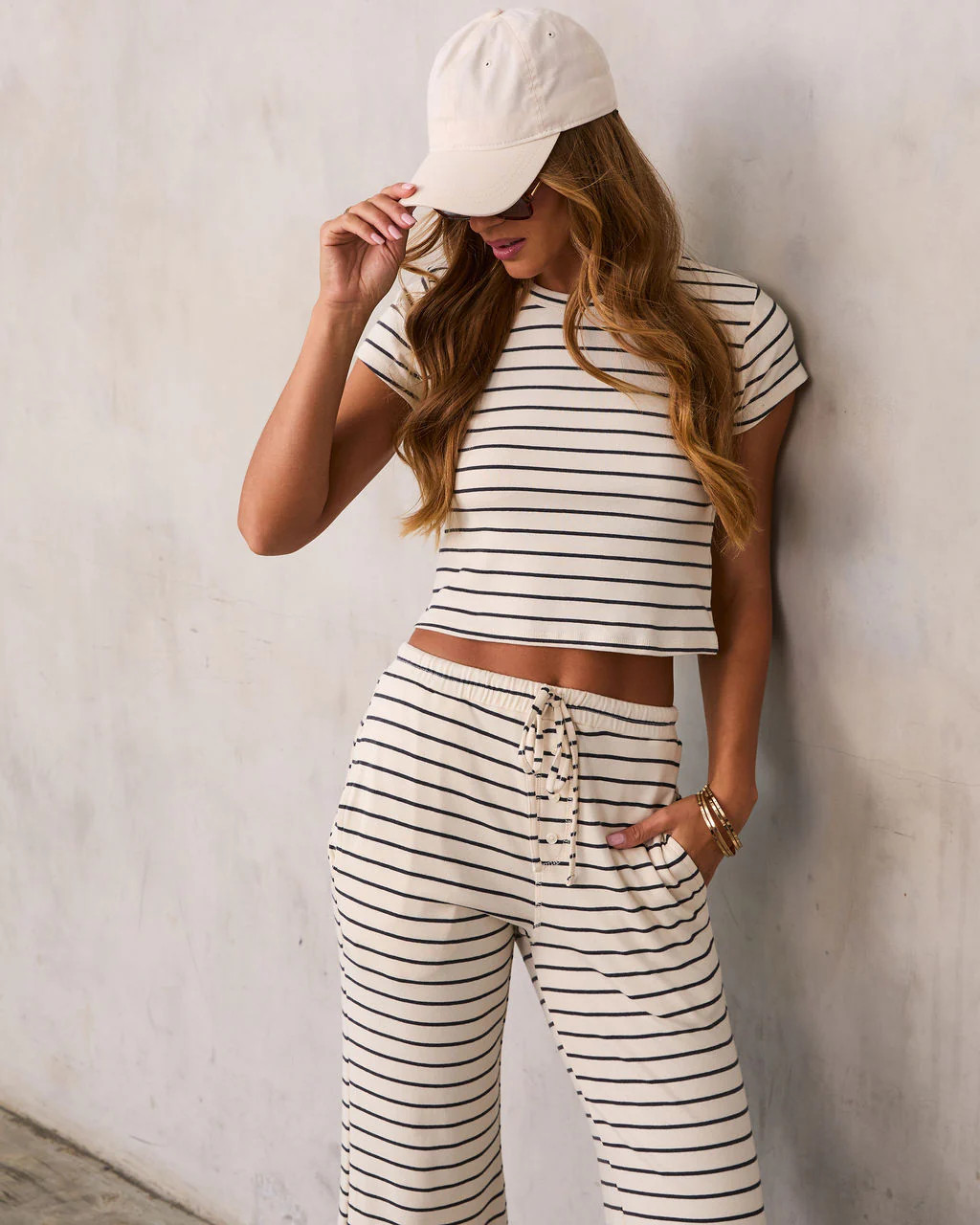 Albion Crop Striped Top | VICI