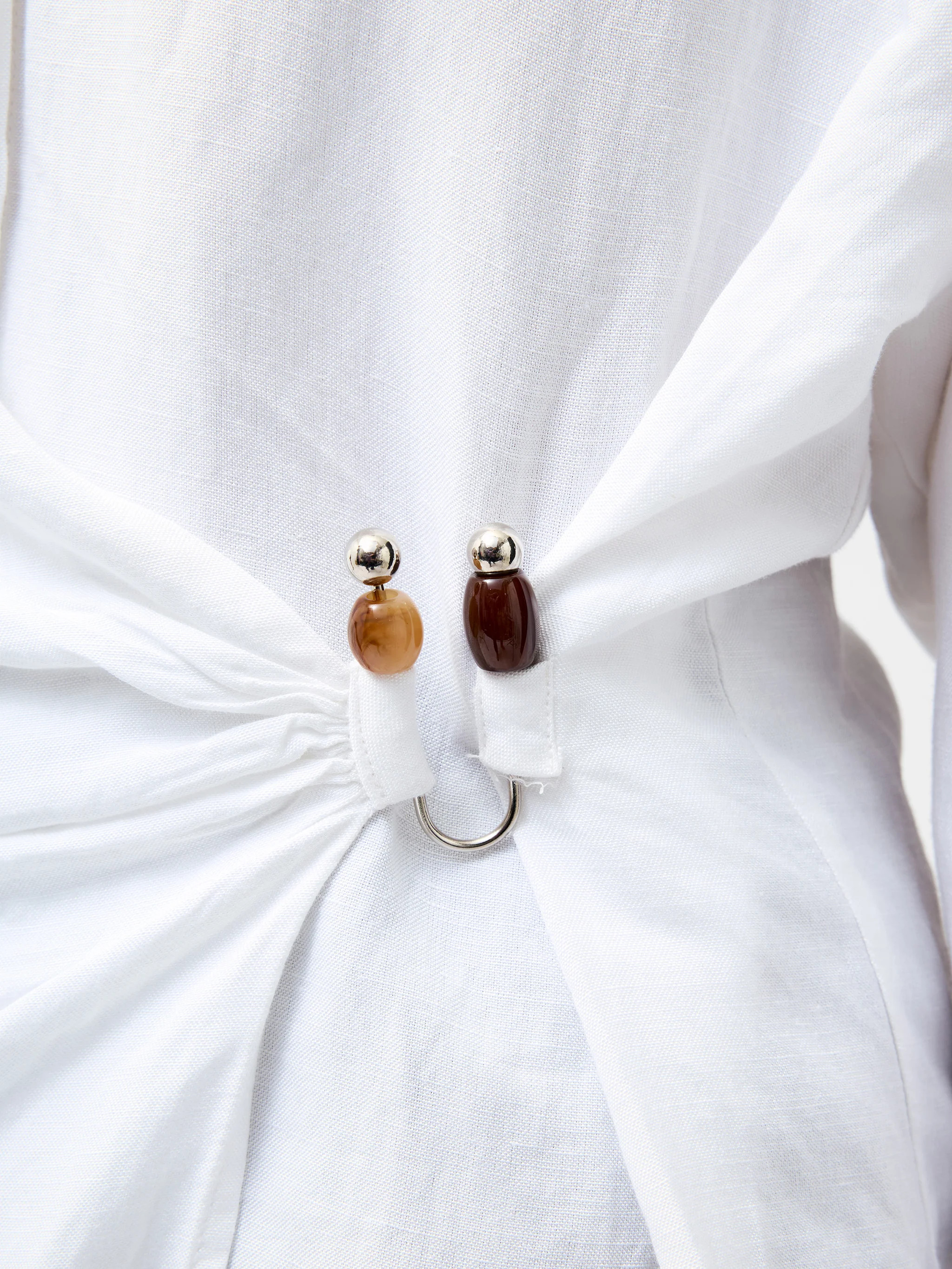 Auri Linen Clasp Shirt | French Connection (UK)