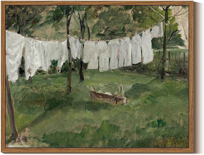 InSimSea Framed Wall Art for Living Room for Living RoomVintage Laundry Room Art Print Antique Oi... | Amazon (US)