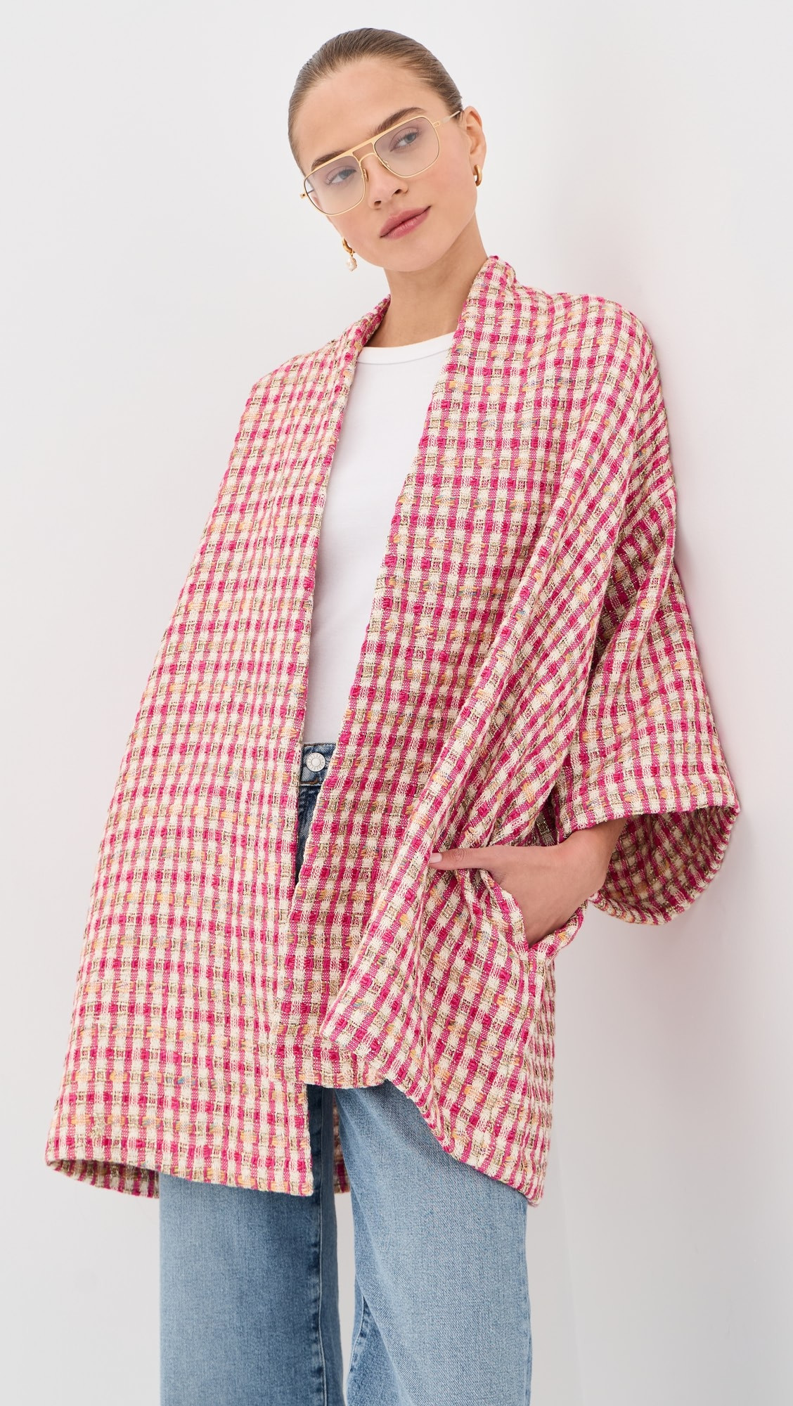 Metallic Tweed Mini Duster | Shopbop