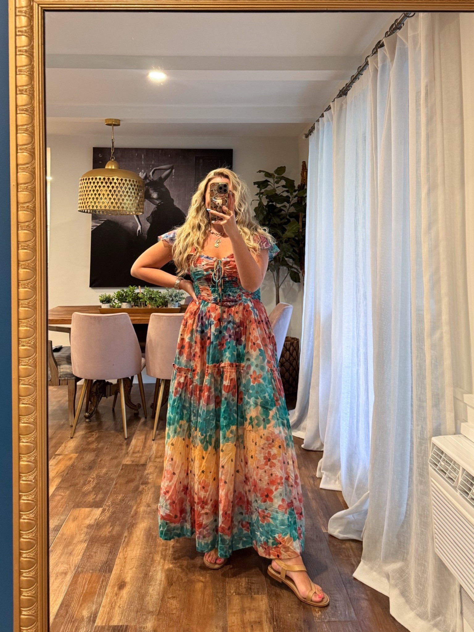 The cutest colorful maxi dress, maximalist style 

 #LTKootd #LTKMidsize #LTKTravel