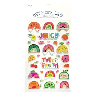 OOLY Stickiville Stickers Standard Tutti Frutti | Well.ca