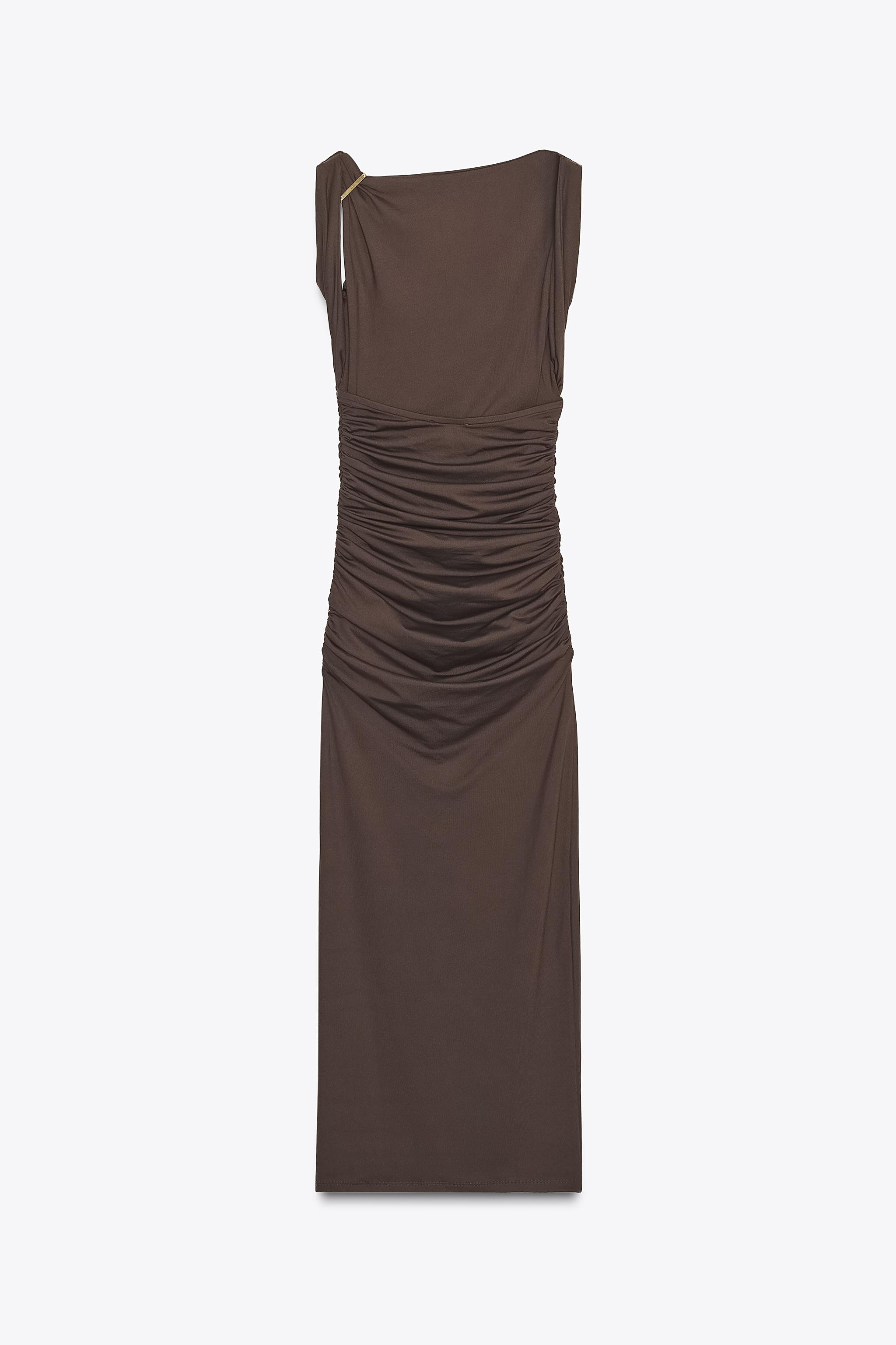 SHELL POLYAMIDE DRESS | Zara UK