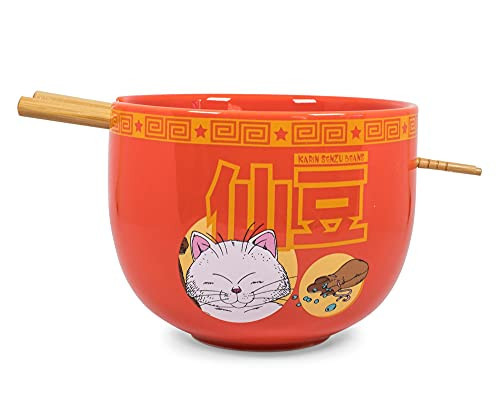 Dragon Ball Z Karin Japanese Ceramic Dinnerware Set | Place Setting Includes 16-Ounce Ramen Bowl and Wooden Chopsticks | Asian Food Dish Set For Home Kitchen | Amazon (US)