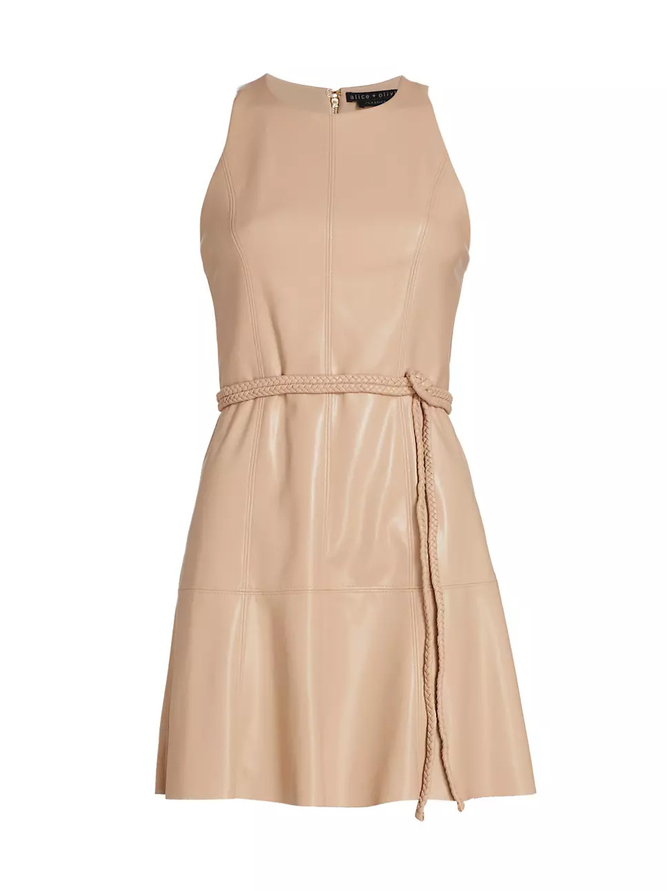 Leandra Vegan Leather Minidress | Saks Fifth Avenue