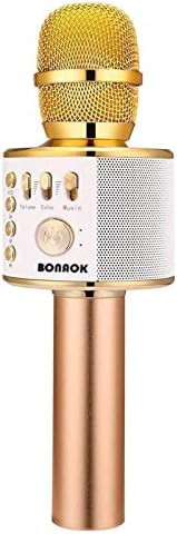 BONAOK Wireless Bluetooth Karaoke Microphone,3-in-1 Portable Handheld Karaoke Mic Speaker Machine... | Amazon (US)