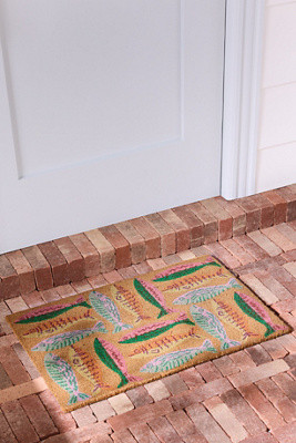 Fishy Coir Printed Doormat | Anthropologie (US)