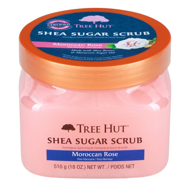 Tree Hut Moroccan Rose Shea Sugar Body Scrub 18oz | Target
