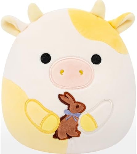 Squishmallows Original 8in Bodie The Yellow Spotted Cow Wrapped in Flower Stems – Official Jazw... | Amazon (US)