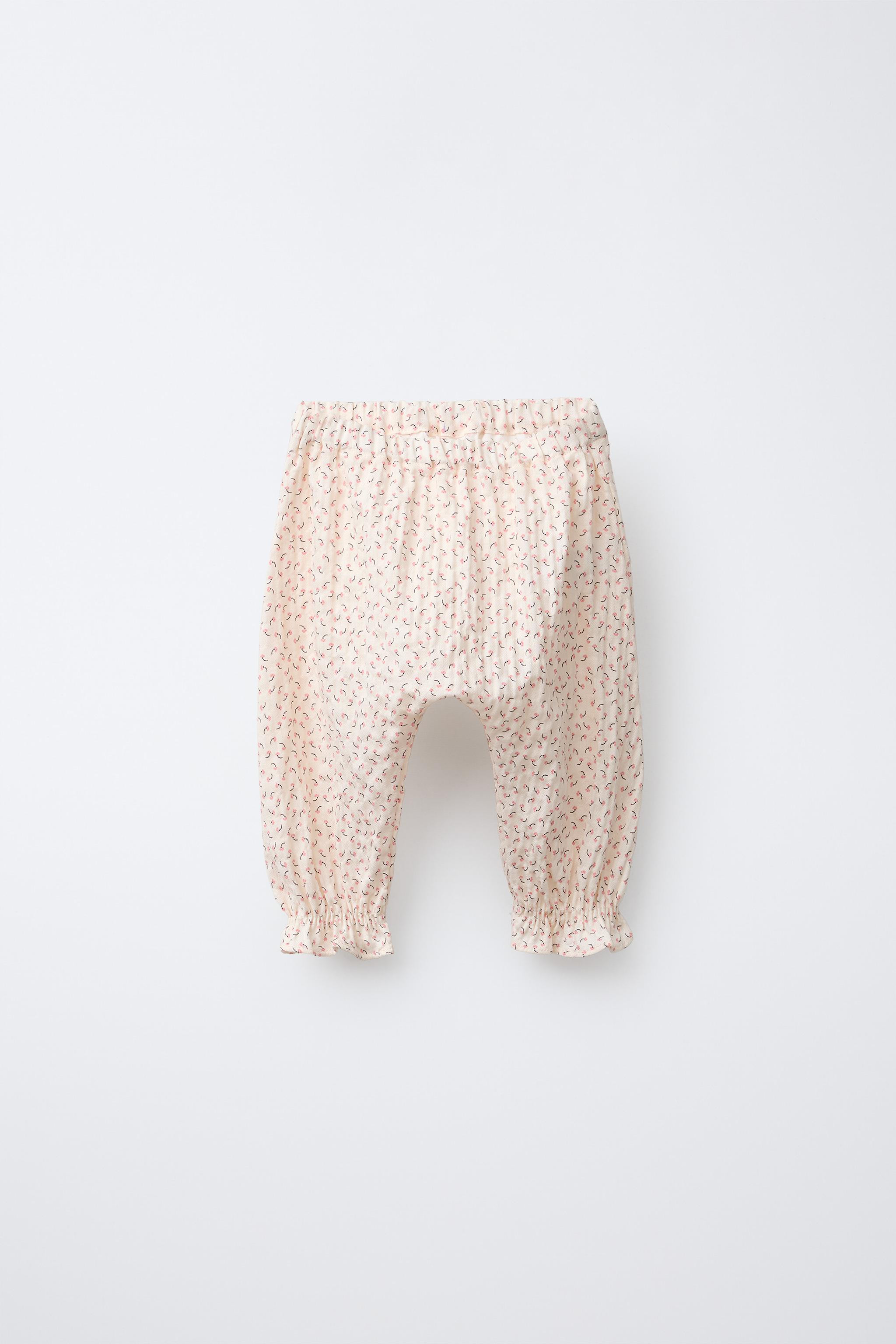 FLORAL TEXTURED JOGGING PANTS | Zara US