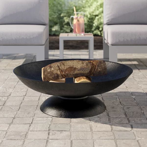 Howland Cast Iron Wood Burning Outdoor Fire Pit | Wayfair North America