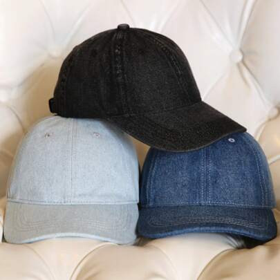 CC Denim Baseball Cap | SHEIN