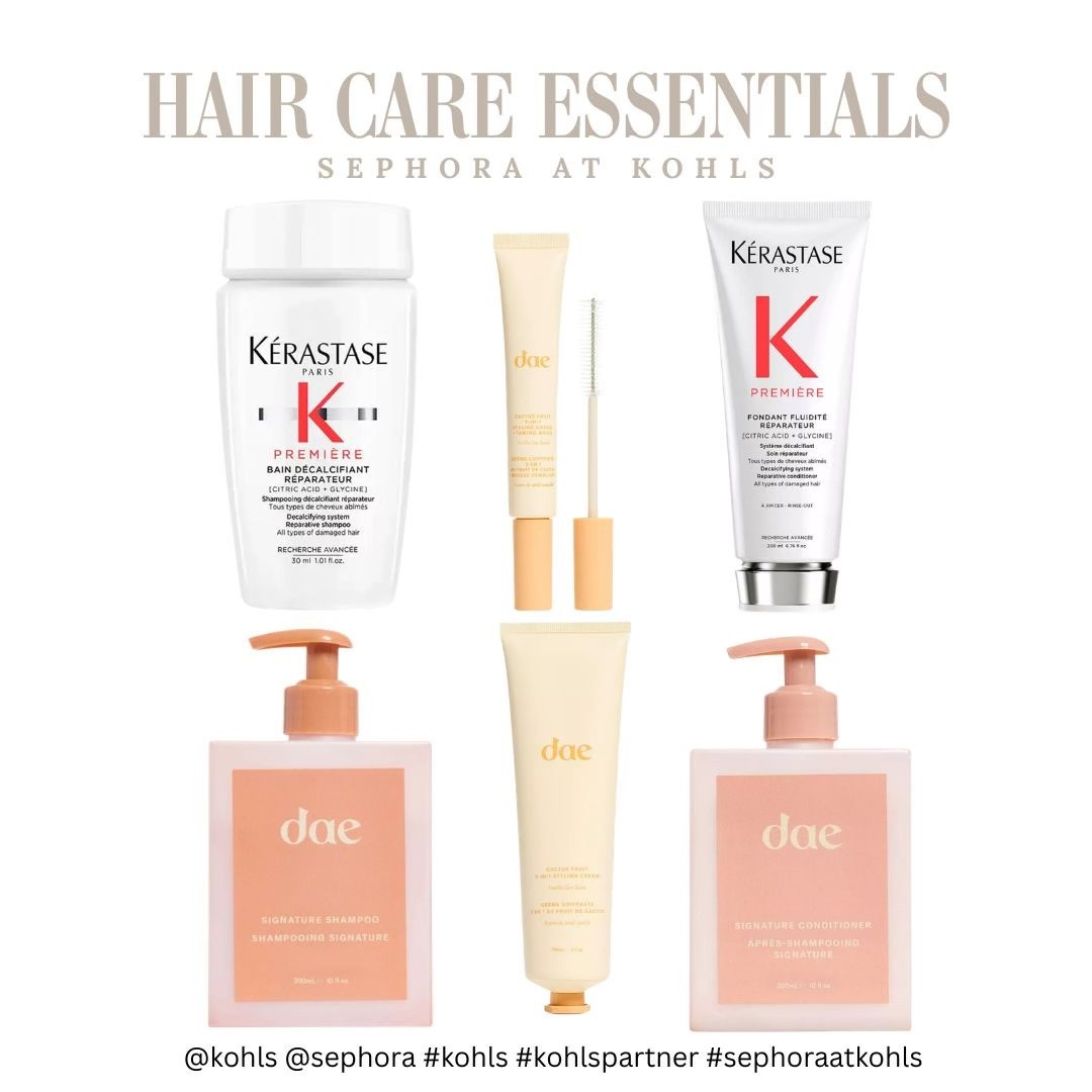 Get up to 50% off some of the best hair care products during Sephora at Kohl's Major Summer Deals event. These are some of the most loved hair care products in our house. My daughters love the dae shampoo and conditioner,m and I always recommend the Kérastase Première line for anyone looking to help repair and strengthen damaged hair.

@kohls@sephora #kohls #kohlspartner #sephoraatkohls

#LTKselfcare #LTKOver40 #LTKmomlife