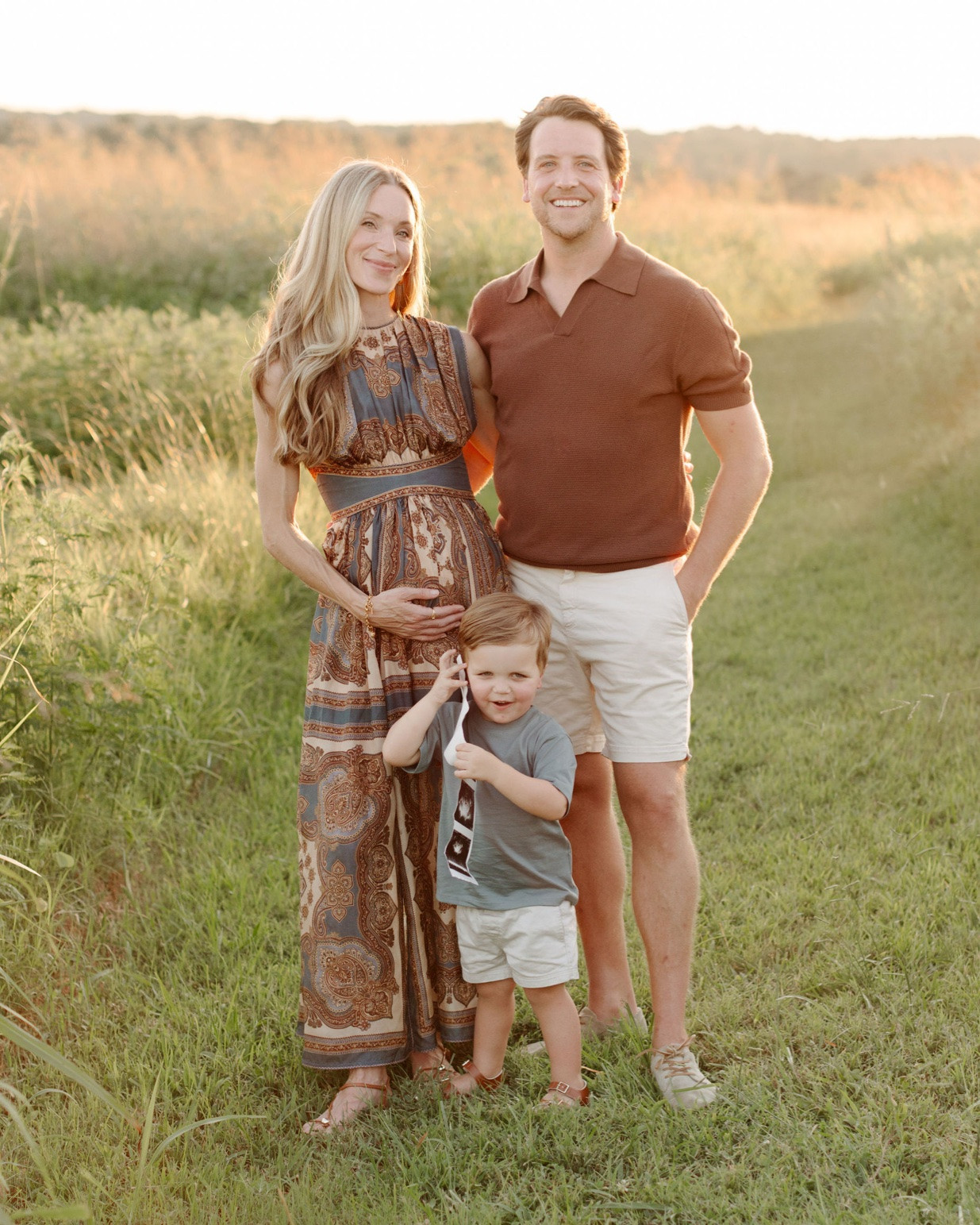 We’re having another baby!! 🫶🏻🥹 Here’s what we wore for pregnancy announcement photos. Size 0 Zimmermann dress (similar for less linked), sandals TTS. Boys’ pieces fit TTS.

pregnancy announcement outfit, maternity photo outfits, fall family photo outfits, fall photo outfits, family photo outfits

#LTKBump #LTKSeasonal #LTKmomlife