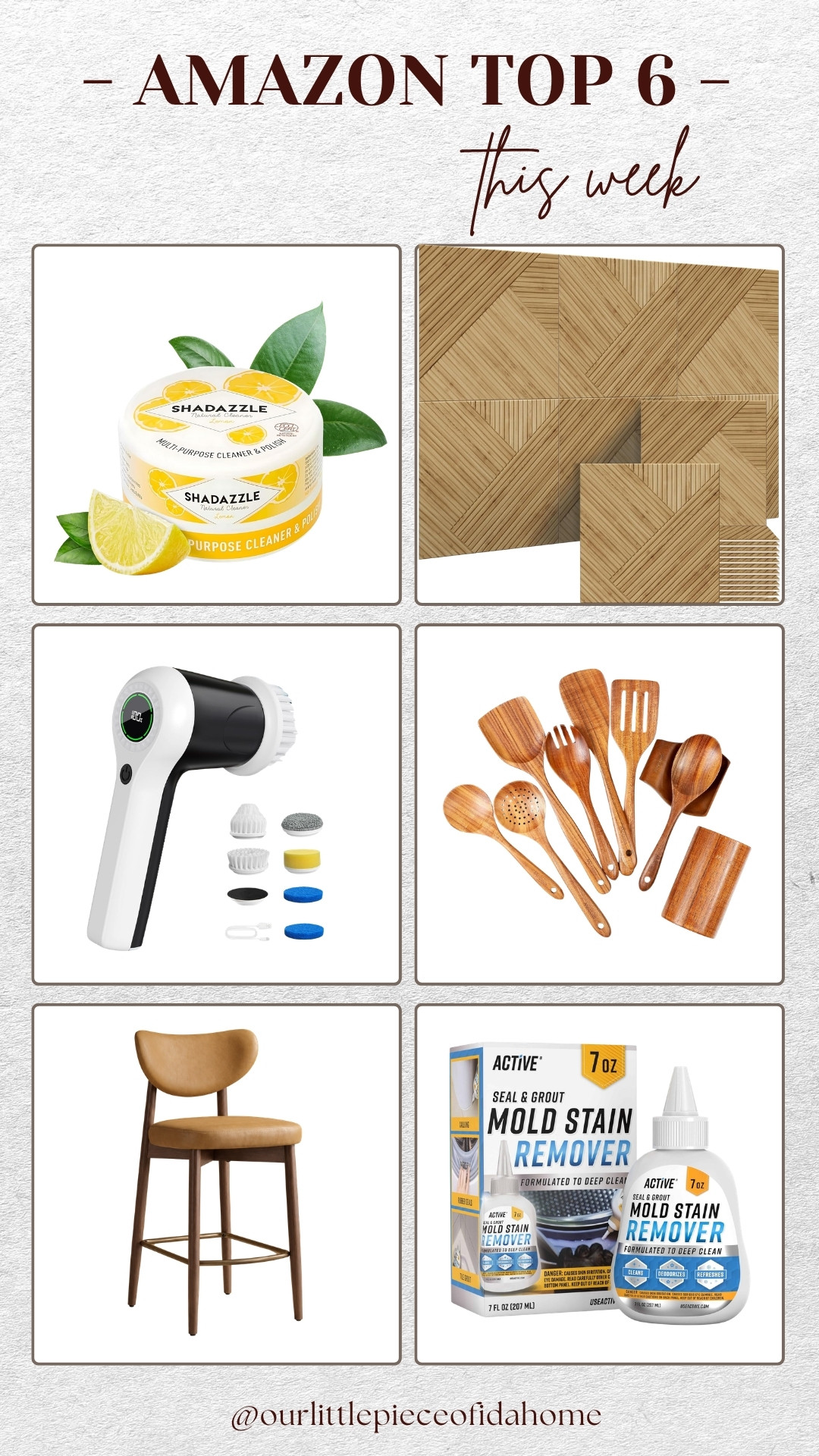 These are the Amazon home finds I’ve been using and recommending most lately. A mix of designer-inspired decor, practical cleaning favorites, and everyday kitchen pieces that make the house feel more finished and functional.

I linked the wood wall panels, counter stools, cleaning tools, and kitchen essentials that keep selling out for good reason. Simple upgrades that make a big impact without feeling overdone.
@Amazon 

 #LTKU #LTKHome #LTKSaleAlert