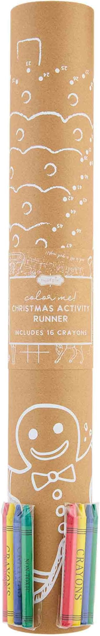 Mud Pie Kids Kraft Christmas Runner Set,Brown | Amazon (US)