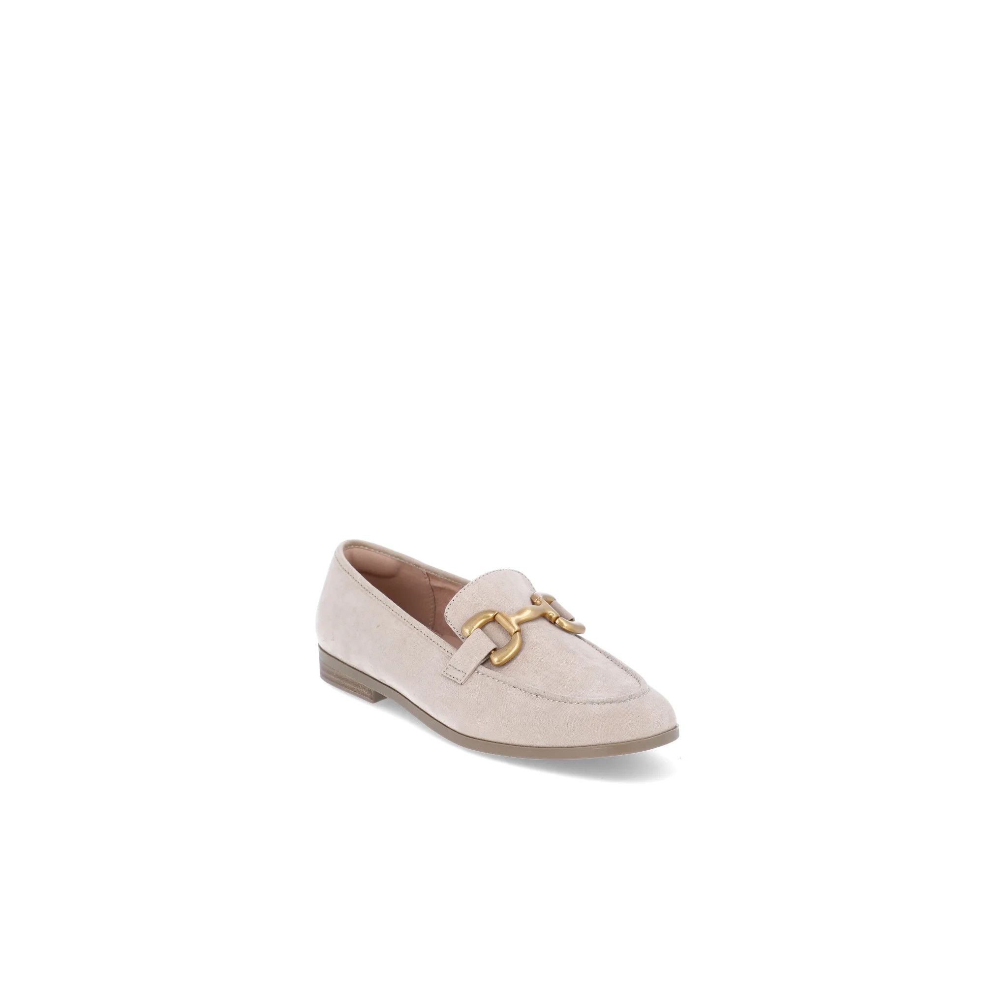 Time and Tru Women's Faux Microsuede Buckle Loafer | Walmart (US)