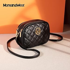 Montana West Crossbody Bags for Women Multi Pocket Cross Body Bag Purses with Adjustable Strap | Amazon (US)
