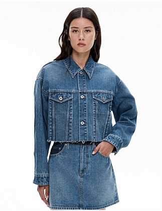 Cropped Denim Jacket | David Jones (Australia & New Zealand)