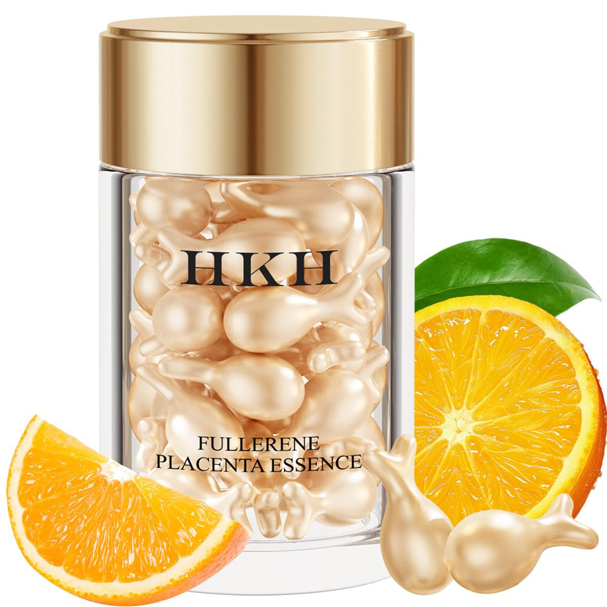 HKH Vitamin C Serum for Face: 48 Capsules Retinol Anti-Aging Wrinkle Repair Serum - Vitamin E Nia... | Amazon (US)