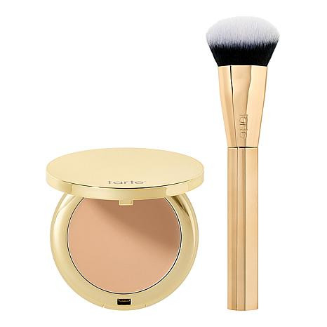 tarte Shape Tape Cream Foundation & Brush | HSN