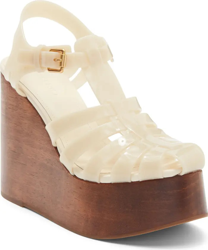 Fisherman Jelly Wedge Sandal (Women) | Nordstrom
