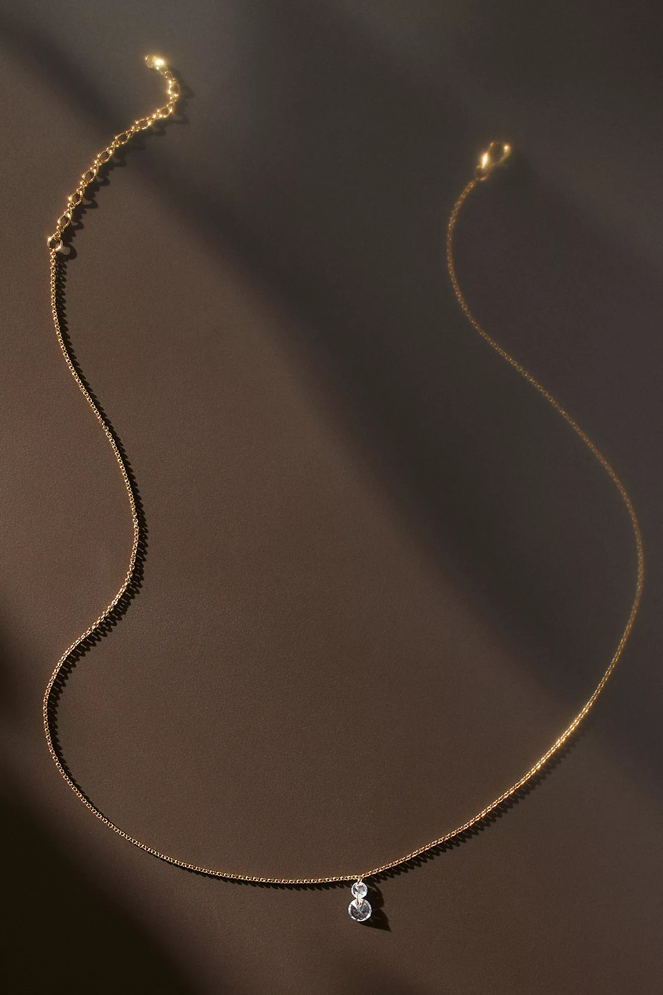 Crystal & Gold Necklace | Anthropologie (US)