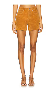 Free People x We The Free Tippi Faux Suede Short In Dark Honey from Revolve.com | Revolve Clothing (Global)