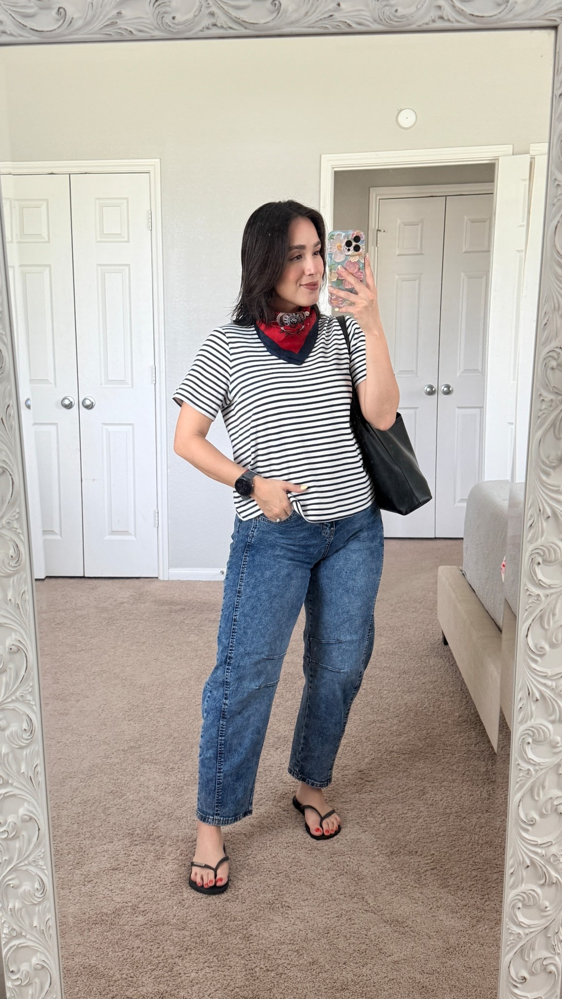 Effortless everyday mom outfit ideas. Barrel Amazon jeans size 6. Casual and chic outfits. 

#LTKPetite #LTKmomlife #LTKootd
