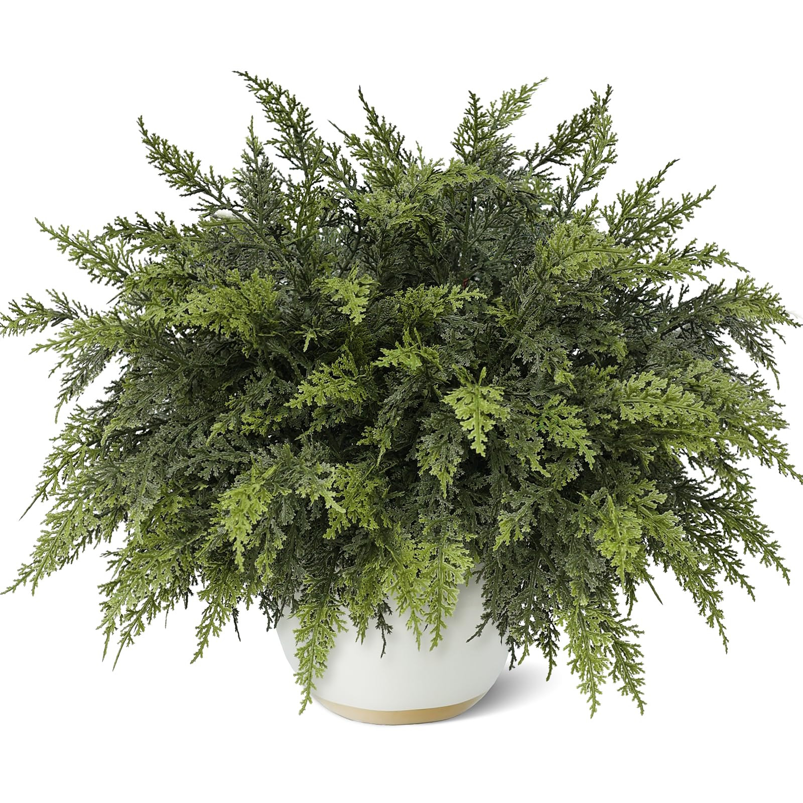 18&quot; Real Touch Cedar Branches -12 Pcs, Artificial Christmas Cedar Branch Realistic Fake Pine Pick... | Amazon (US)