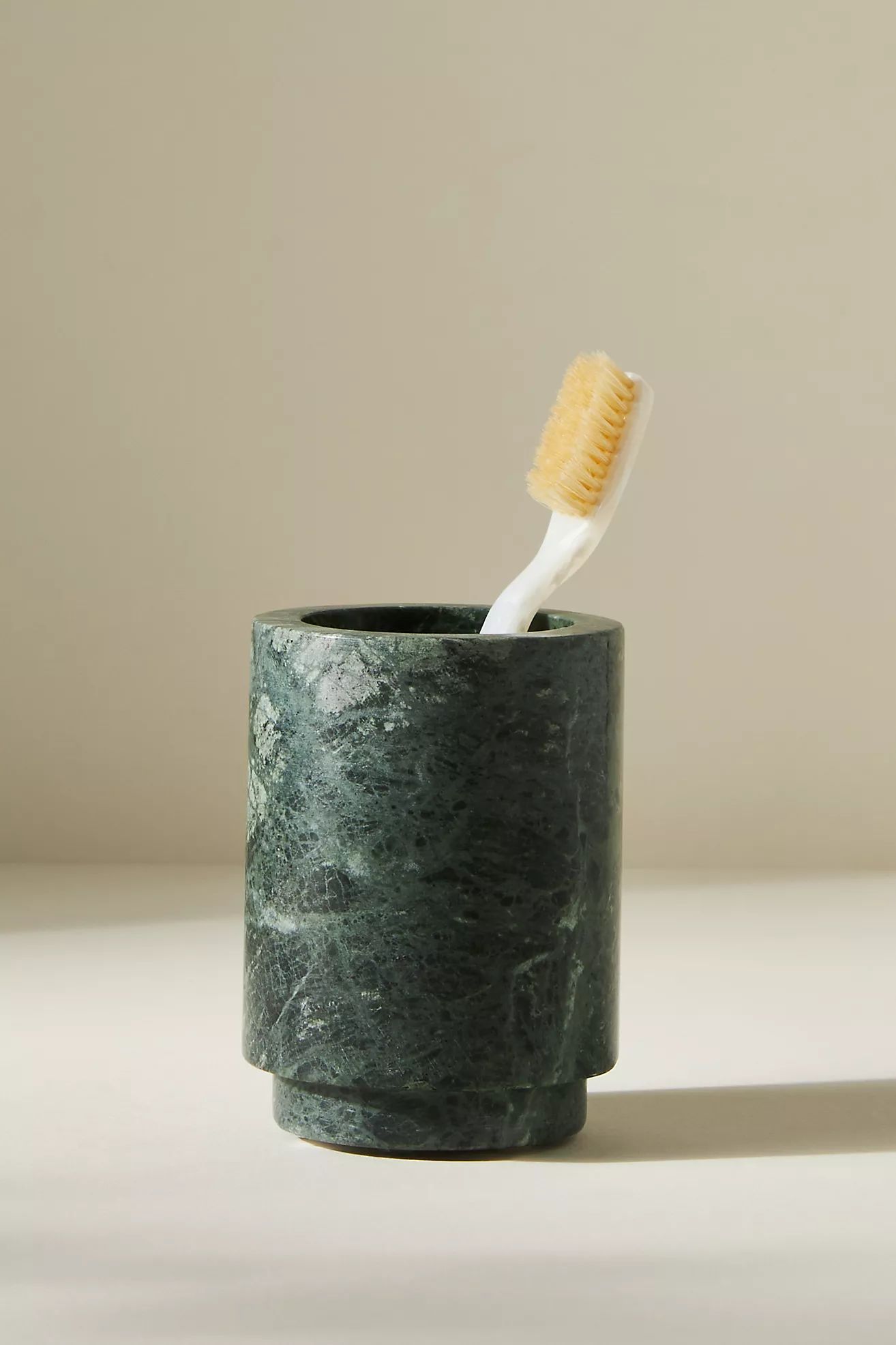 Esmeralda Marble Toothbrush Holder | Anthropologie (US)