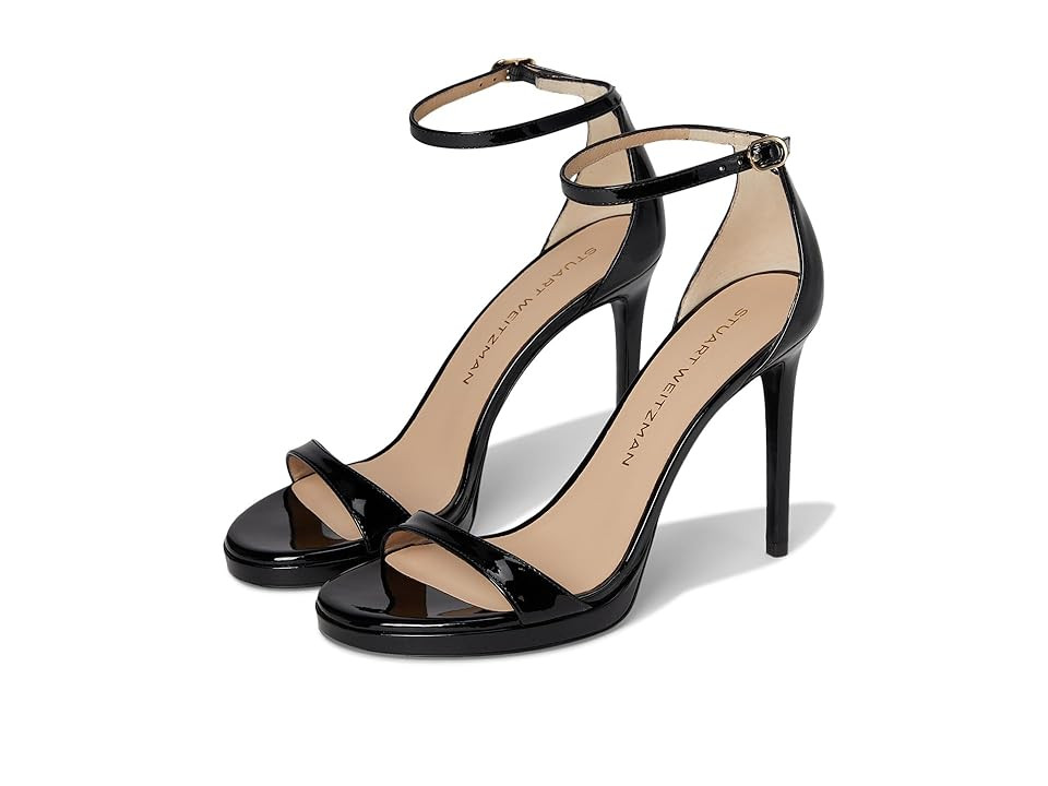 Stuart Weitzman Nudist Platform Women's Shoes Black : 9 N, Leather | Zappos