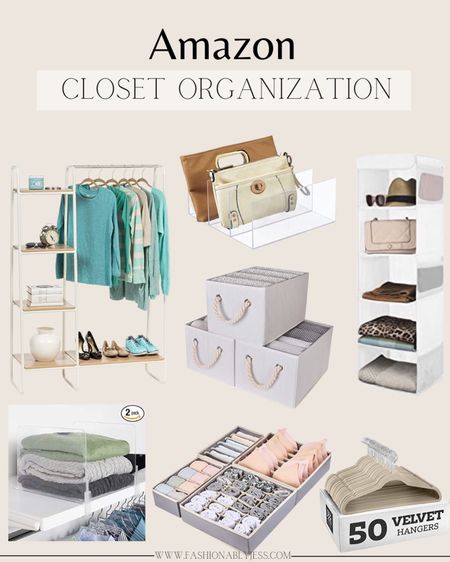 Great closet organization tools to help you and your closet stay organized this year! Shop now for an organized closet this year! 

#LTKhome #LTKHoliday #LTKFind