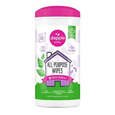 Dapple All Purpose Lavender Cleaning Wipes - 75ct | Target