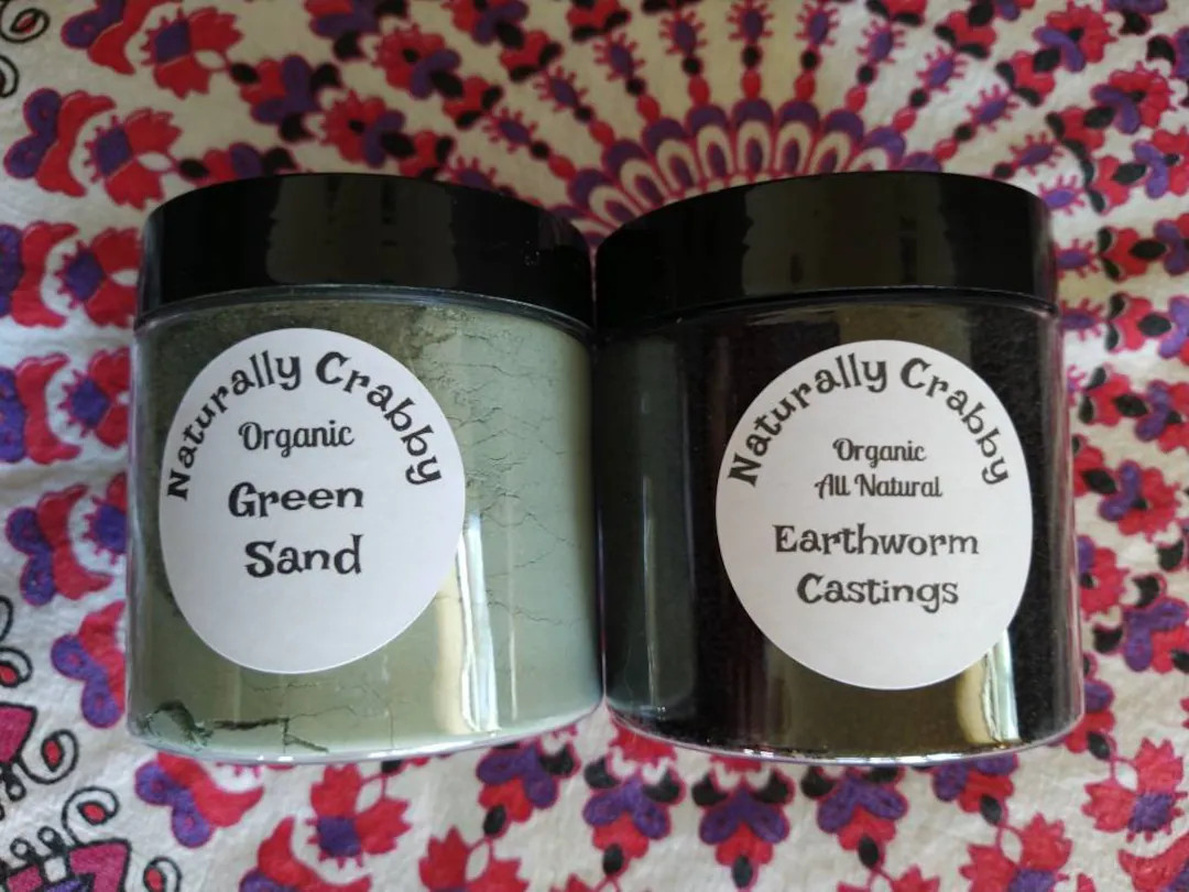 Green Sand and Worm Castings 6 Ounce Jars for Hermit Crabs - Etsy | Etsy (US)