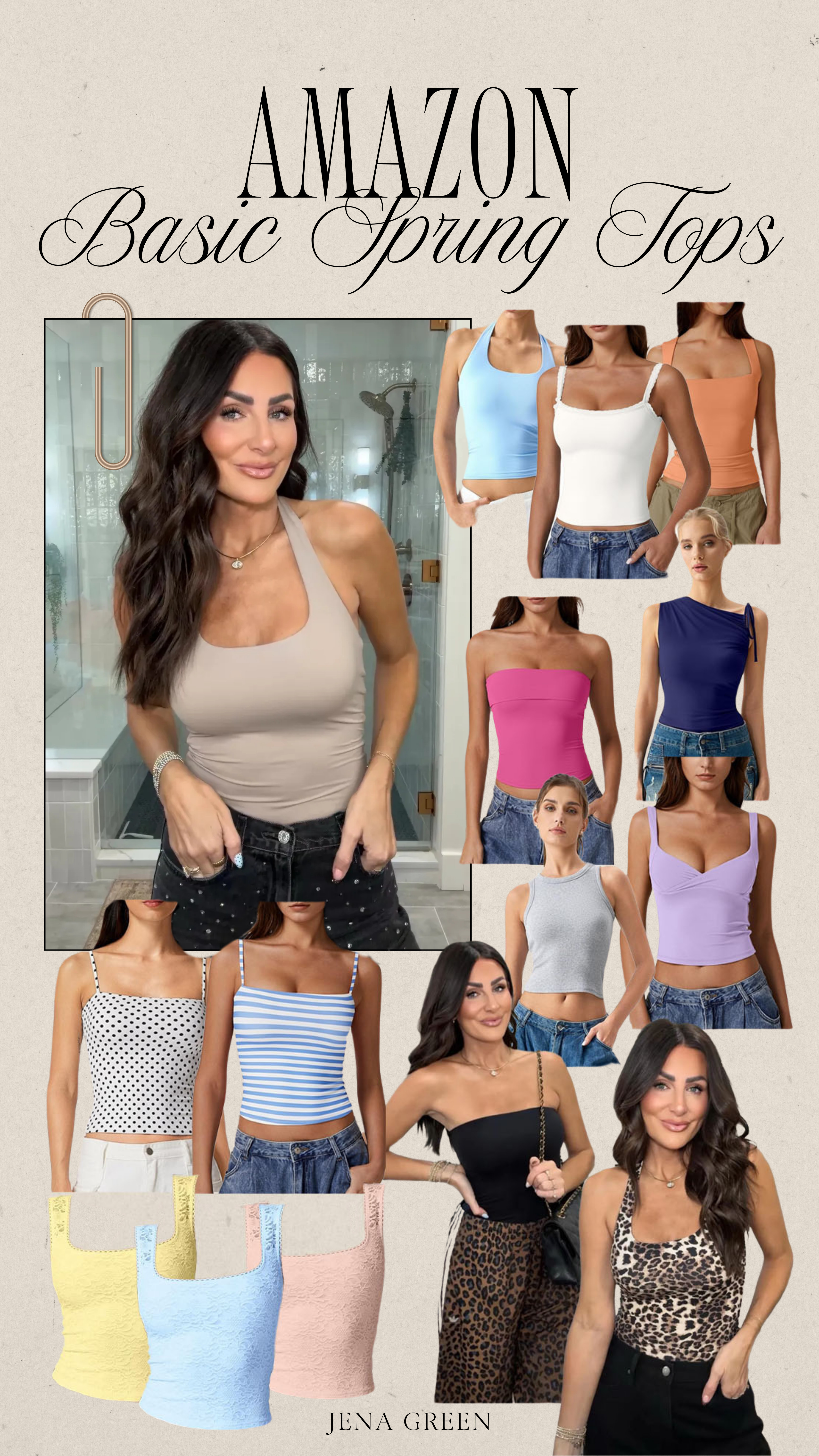 Amazon Basic Spring Tops | Amazon Spring Tops 

 #LTKootd #LTKSeasonal