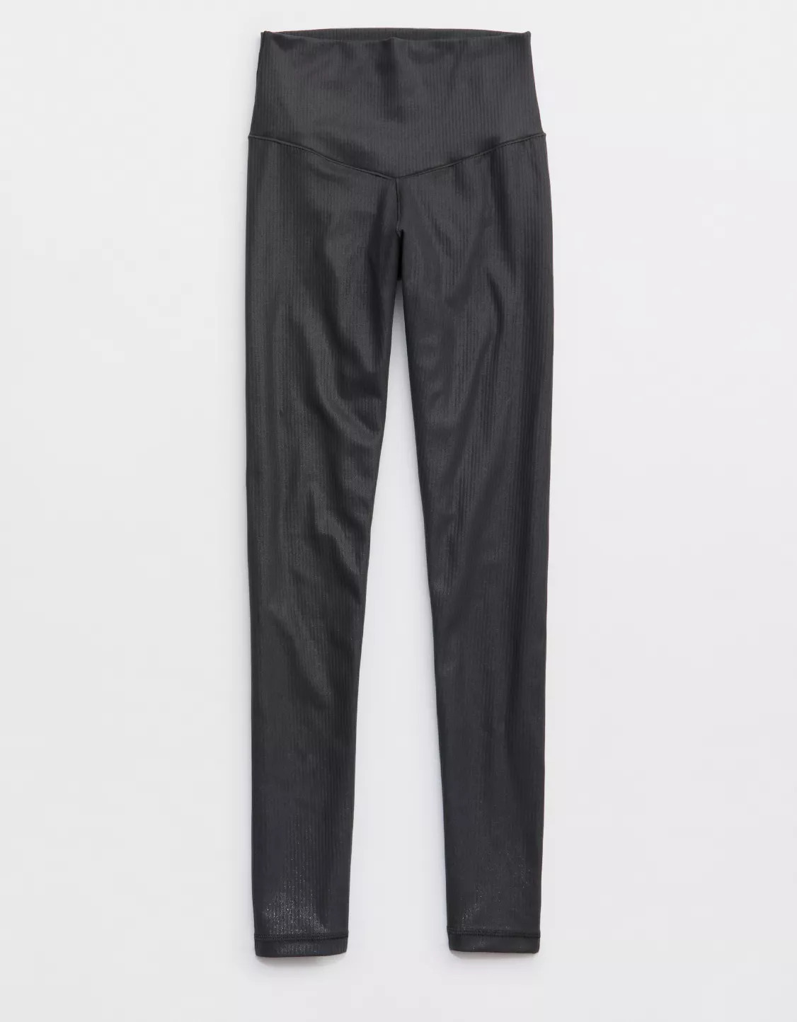OFFLINE By Aerie Real Me XTRA Rib Foil Legging | American Eagle Outfitters (US & CA)