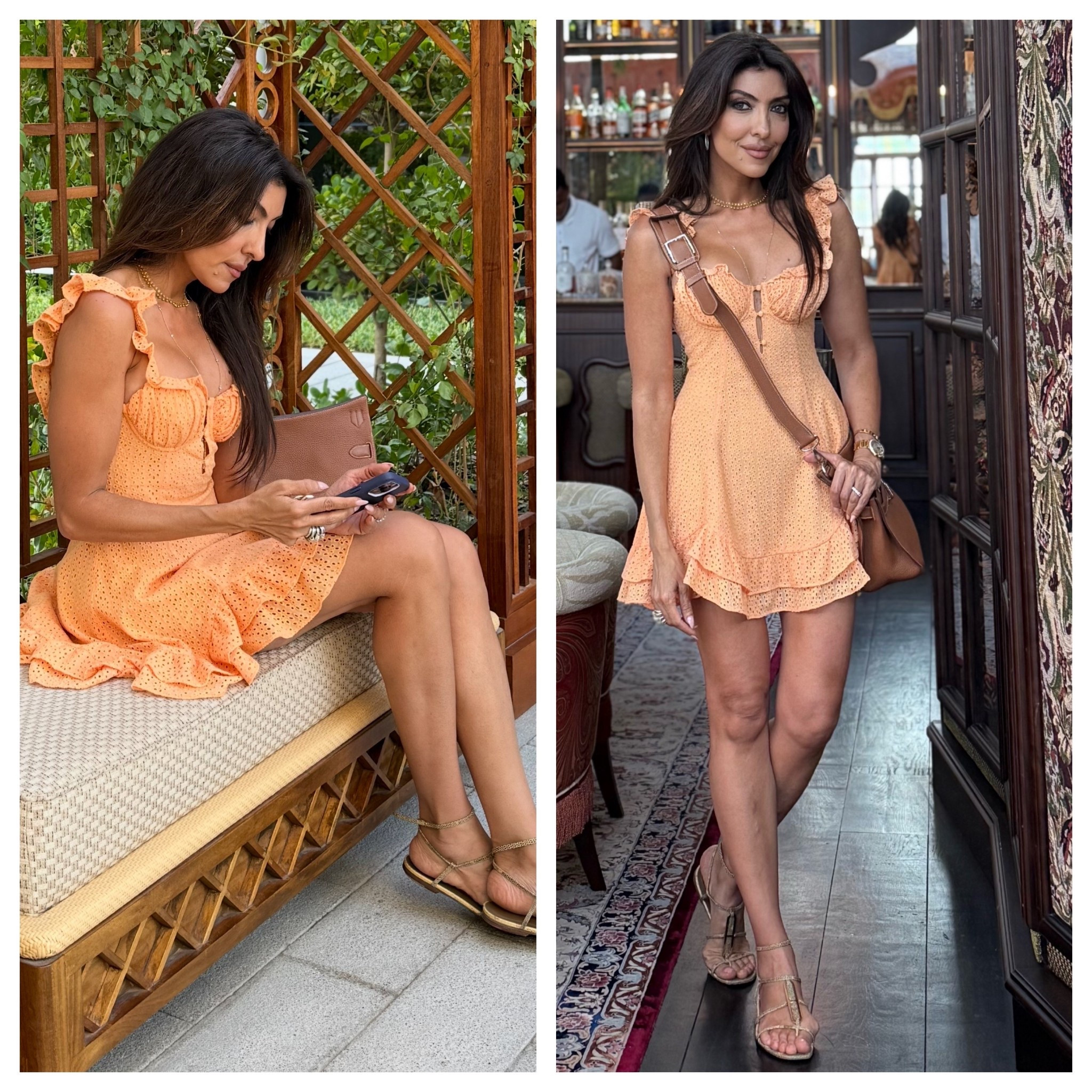 If you’ve been looking for the perfect “throw it on and instantly look like you tried” dress… this is it. The cut is flattering, the color is happy without screaming neon, and the ruffle hem makes it feel flirty without being too precious. It’s one of those unicorn dresses that works for brunch, a date, or vacation—and it doesn’t wrinkle like crazy. Highly recommend before it sells out. 
I’m 5”10 … size 4 … wearing a size (s)