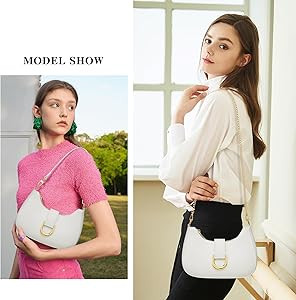 KKXIU Small Shoulder Bag for Women - Women's Handbags Small Purses for Women Trendy Vegan Leather... | Amazon (US)