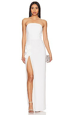 Amanda Uprichard x REVOLVE Wolfe Gown in Ivory from Revolve.com | Revolve Clothing (Global)