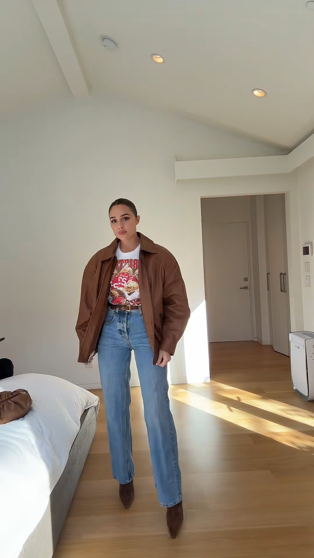 GRWM for game day ❤️🏈 

 #LTKgrwm #LTKootd #LTKStyleTip