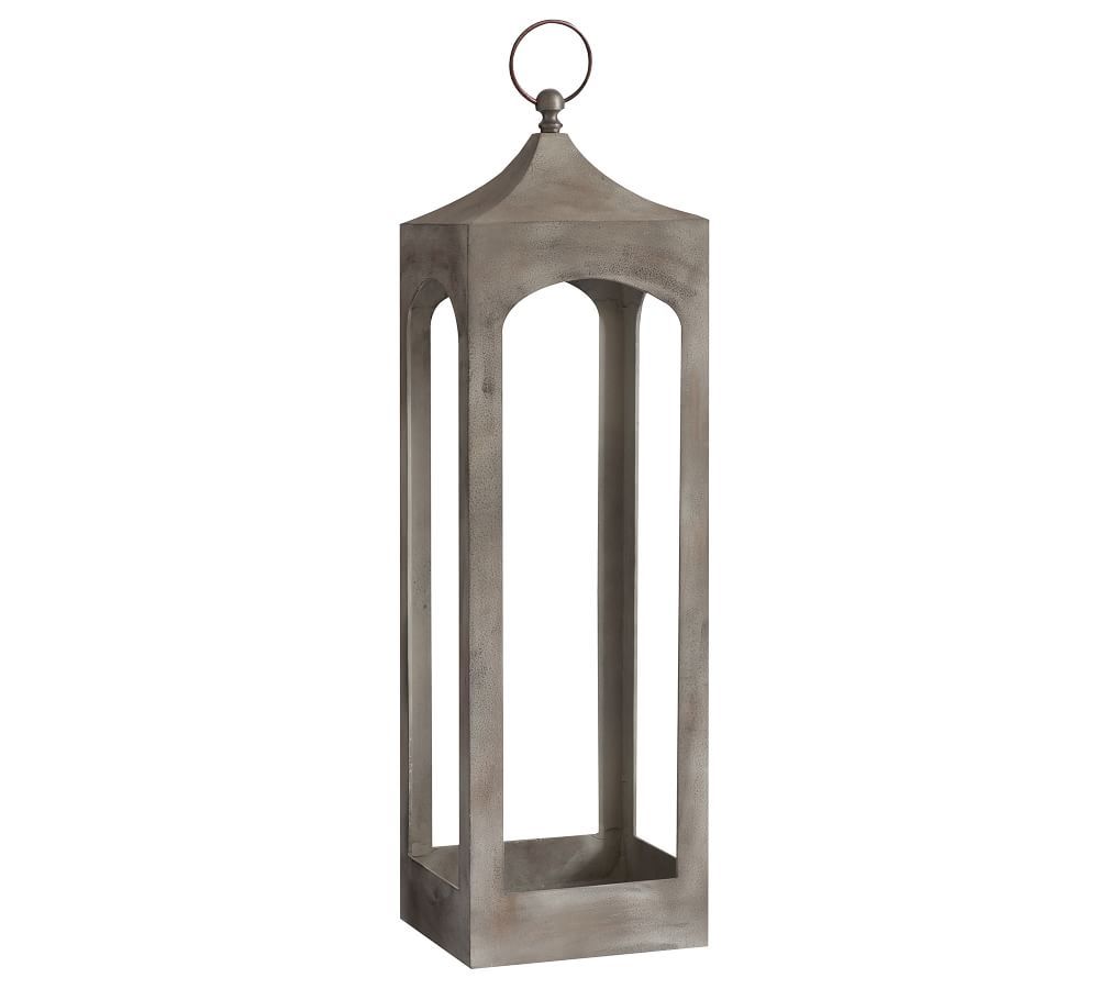 Caleb Handcrafted Metal Indoor/Outdoor Lantern Collection | Pottery Barn (US)
