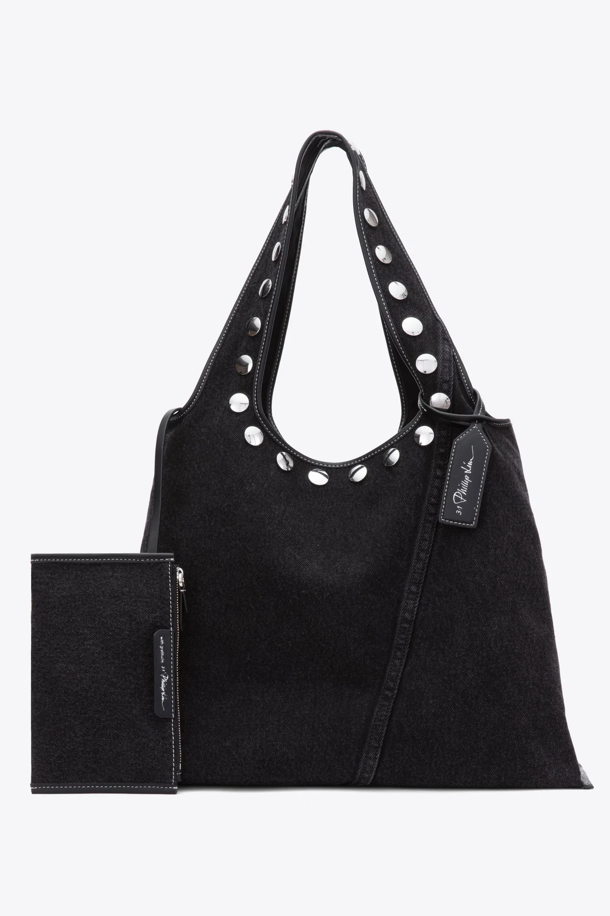 Denim Market Tote with Studs | 3.1 Phillip Lim