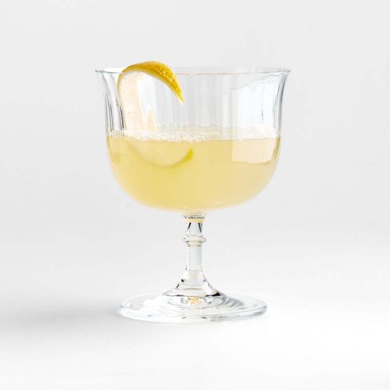 Wolcott Optic Short Cocktail Glass + Reviews | Crate & Barrel | Crate & Barrel