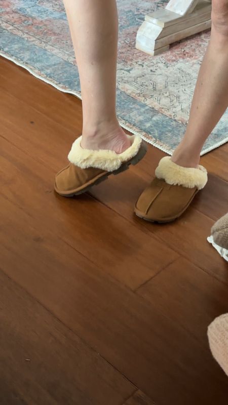 Love these comfy slippers! They have the hard soles and are genuine leather for such a great price! I got my usual size 7. #houseshoes #slippers #comfyslippers

#LTKover40 #LTKVideo #LTKGiftGuide