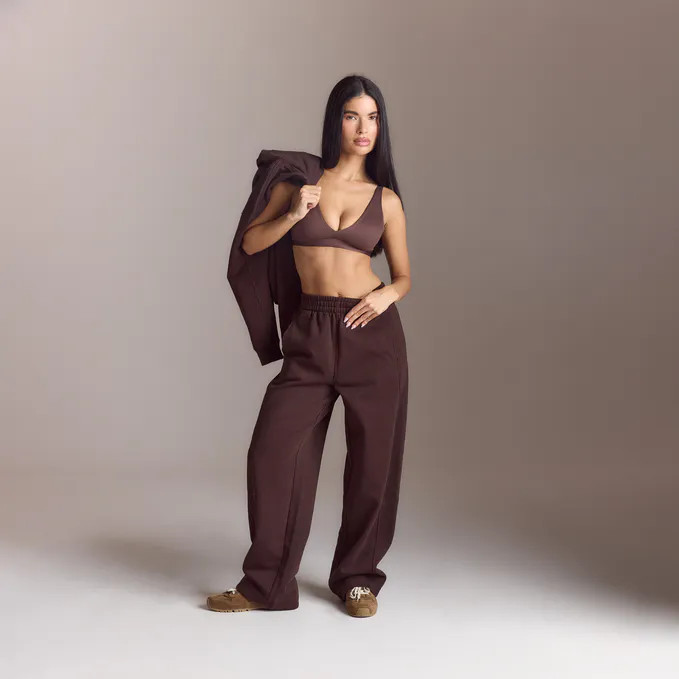 Lounge Living Straight-Leg Joggers - Chocolate | Lounge (UK)