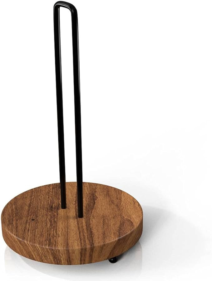 Tribello Modern Farmhouse Paper Towel Holders for Kitchen, Vintage Wire and Wood Countertop Paper... | Amazon (US)