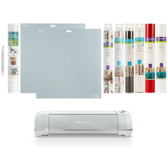 Cricut Explore Air 2 Holiday Materials Bundle - QVC.com | QVC