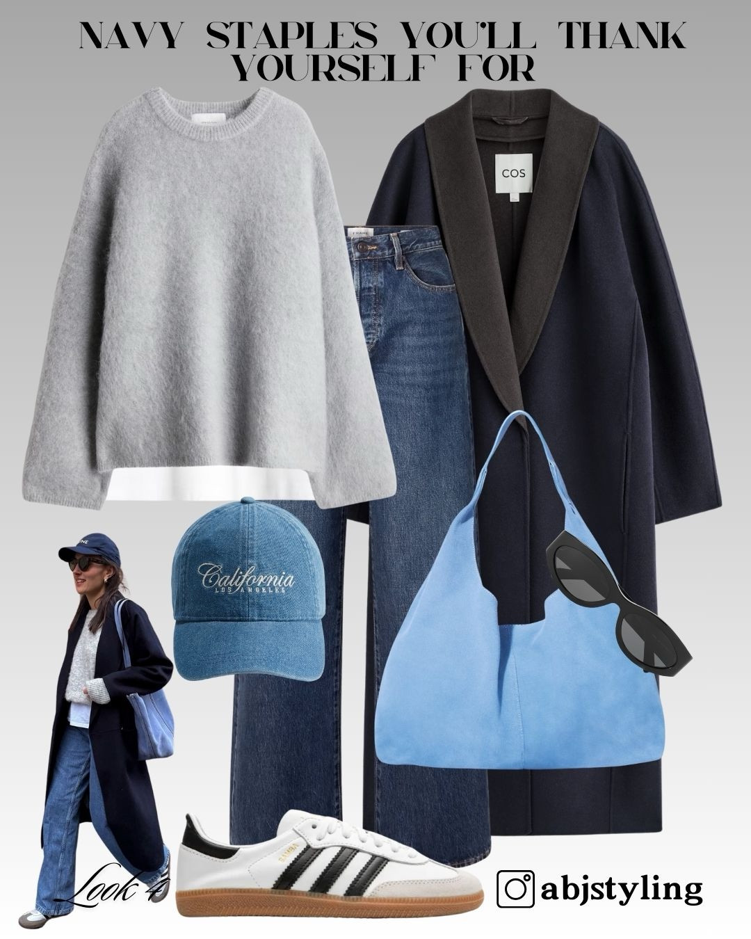 Clean, simple navy layering with denim — effortless and wearable every day. Shop the full look.
Styling Tip: Add a cap and sneakers to give a relaxed, cool touch to classic navy.

#LTKstyletip #LTKuk #LTKwinter