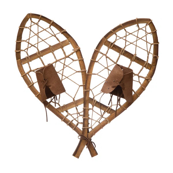 Wood Snowshoes Décor, Natural | Wayfair North America